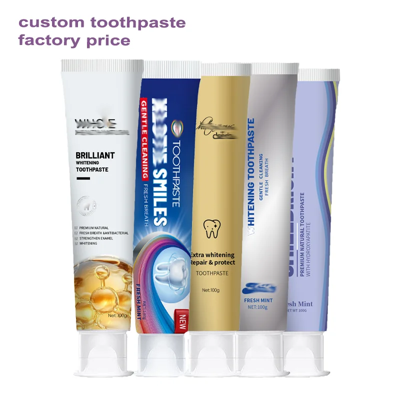 Custom Toothpaste Intense Clean Whitening Toothpaste  Custom Packaging  Toothpaste
