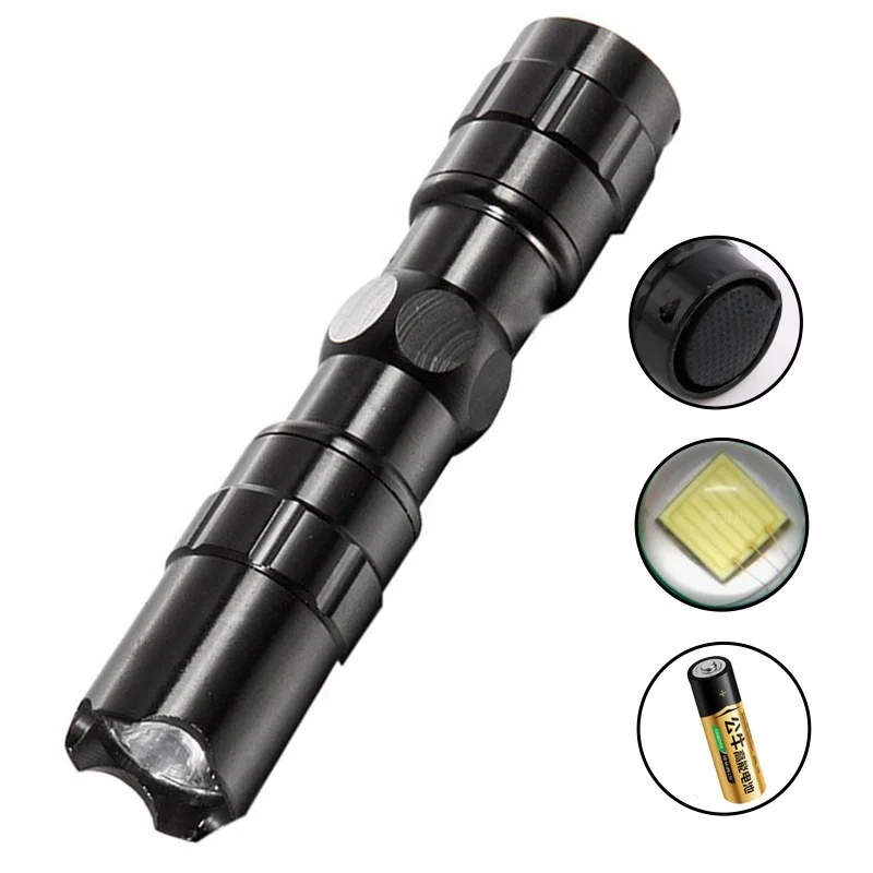 Portable Mini LED Flashlight Pocket Torch Waterproof for Outdoor Travel Lamp Penlight AA Battery Powerful Led for Hunting