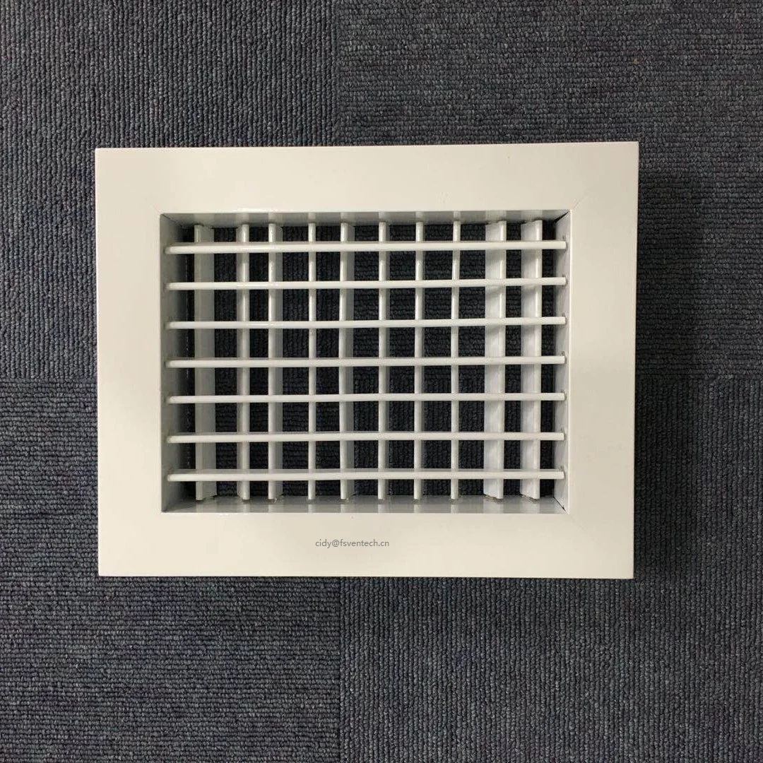 Air vent ceiling conditioning aluminum supply and return double deflection grille