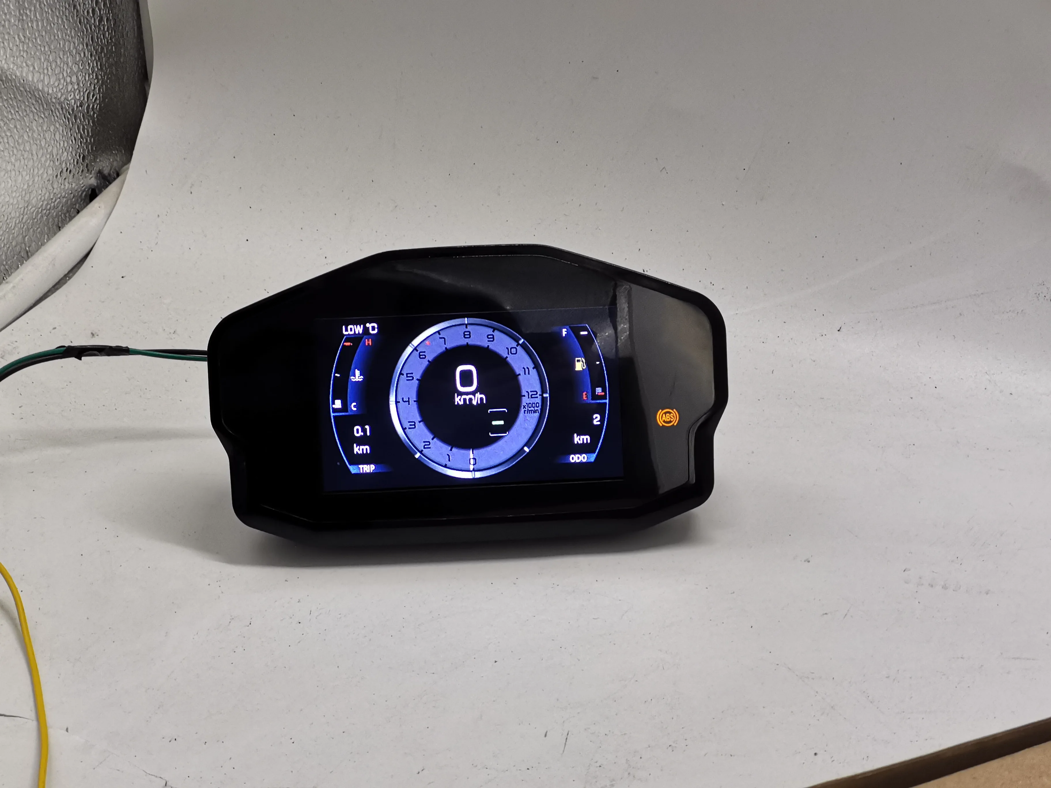 Votol Digital Speedometer Lcd Motorcycle Setting Adjustable Bike Meter