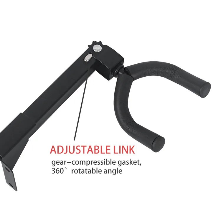 OEM черная настенная подставка для гитары с крючком Регулируемая на 180 градусов адаптером SlatWall