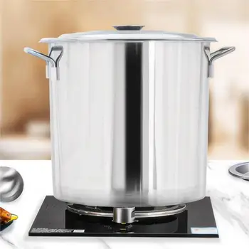 DaoSheng Durable Double Ears Heat Resistant Stainless Steel Soup Bucket Cheap Price Insulated Steel Soup Bucket