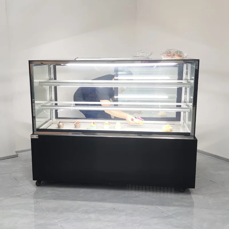 Commercial Freezer showcase Display Bakery Cake Cooler Sandwich Display Cooler