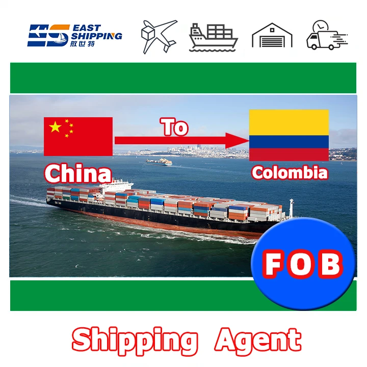 Ocean Freight 20ft 40ft 40hq FOB Container International Freight Forwarder Logistics Sea Ship Cargo To Colombia