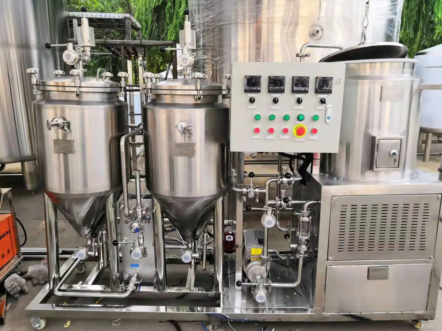 
 Домашнее пивоваренное оборудование, конический резервуар, мини-ферментер для пива, 50 л, 200 л, л  