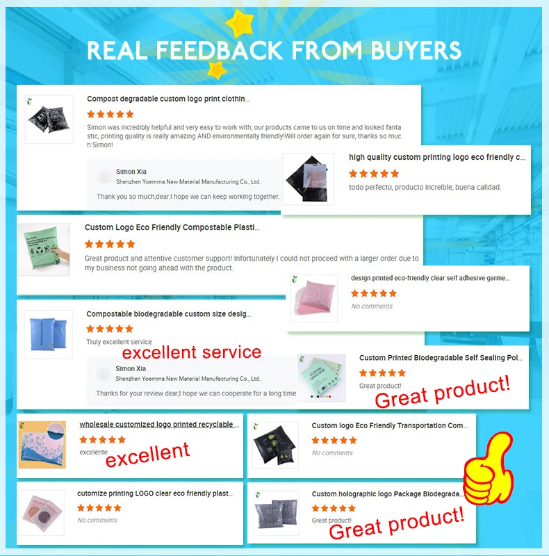 Custom Poly Mailing Bag Shipping Bags Rainbow Glitter Envelopes