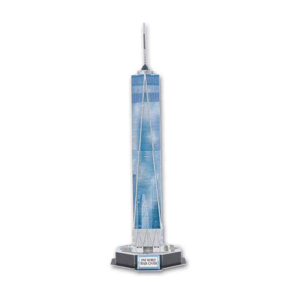 유명 건축물 모형 종이 3D 퍼즐 원 월드 트레이드 센터 23개 부품 포함| Alibaba.com