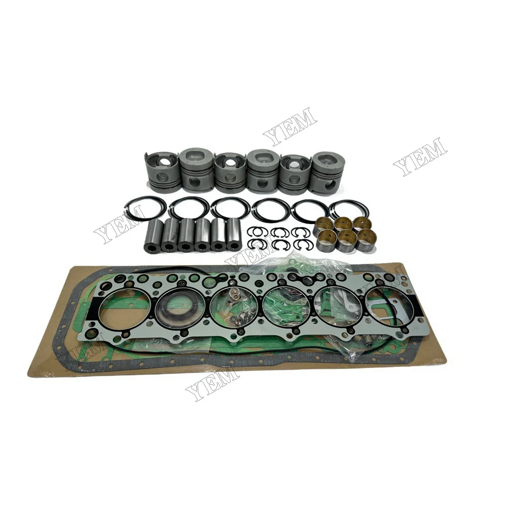 Engine Rebuilding Kit With Full Gasket Set Piston Rings Compatible for Isuzu 6BD1 Fast Delivery Engine Parts 4