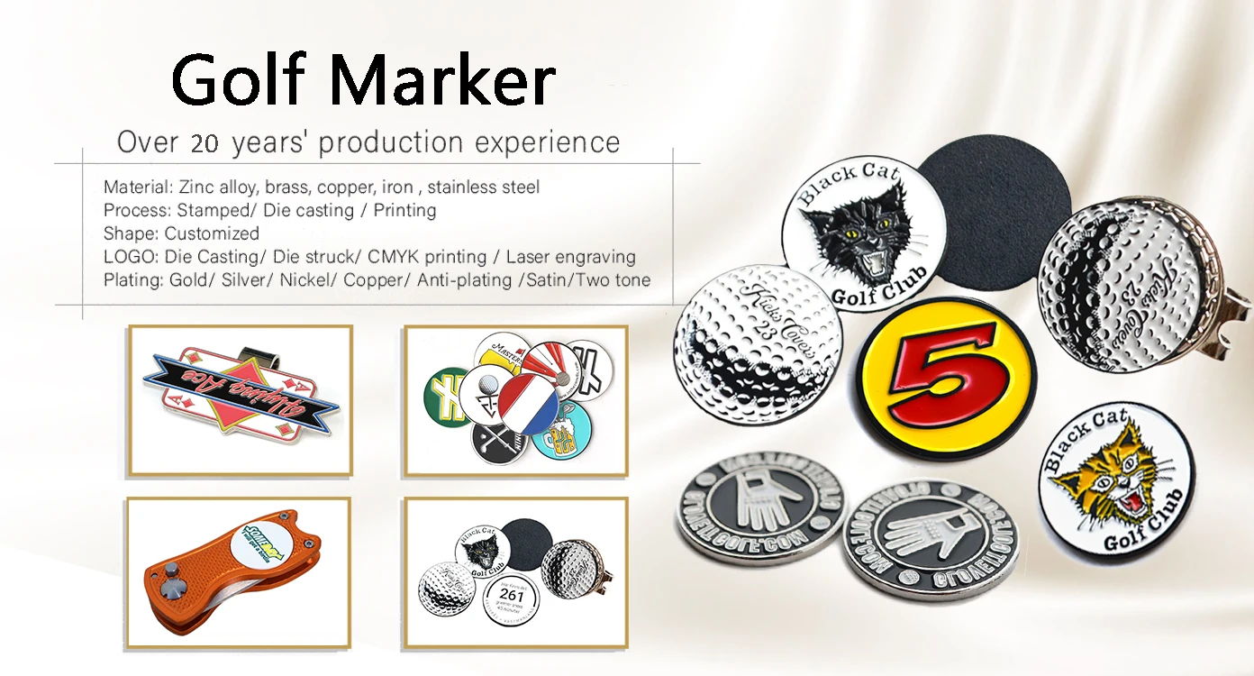 Cheap Custom Ball Marker Golf Metal Ball Marker Buy Golf Ball Marker
