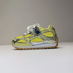 TBS Highly Recommended Kids Toddler Sports Shoes Preferred Summer Soft Soles Breathable Brilliant Yellow Girls Designer Sneakers