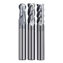 Facemill Milling Cutter Ball Nose Apmt Inch Size Cnc Endmills Rough Endmill Imperial Indexable Endmill