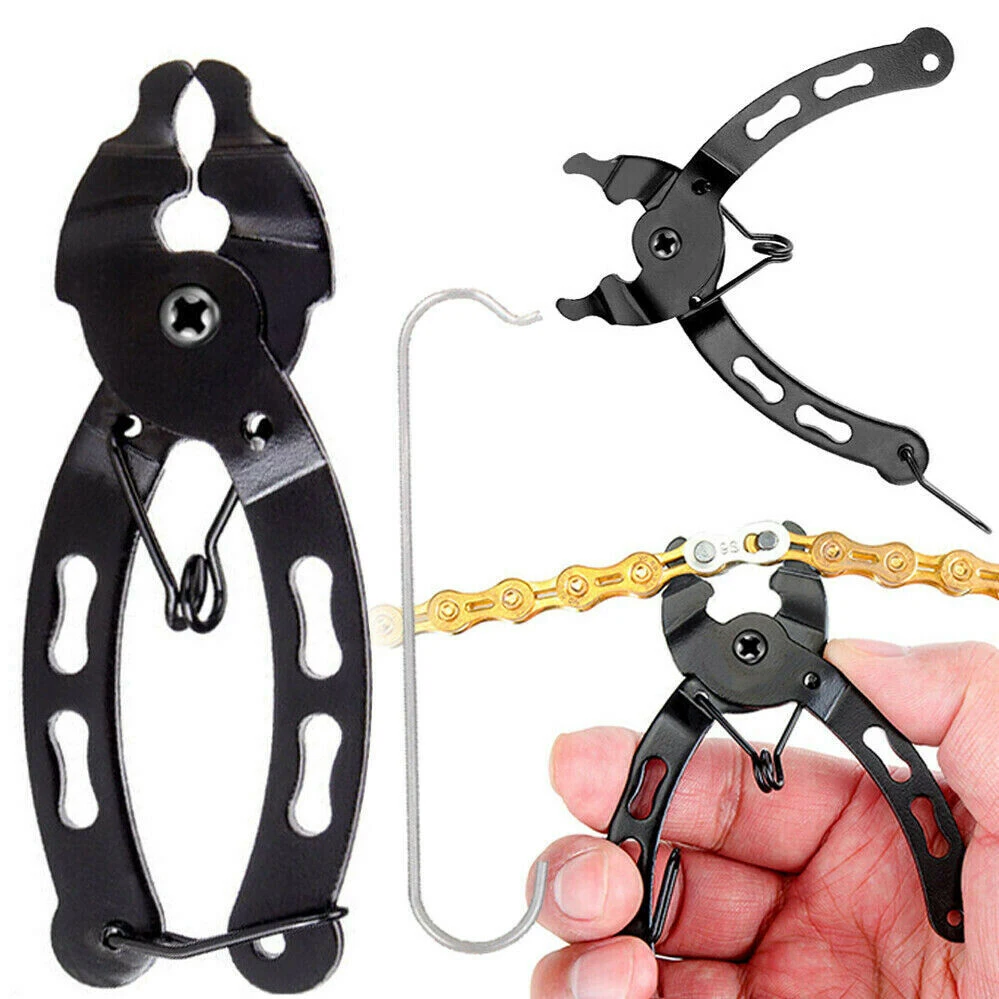 Bicycle Chain Pliers Quick Link Clamp MTB Cycling Bike Magic Buckle Removal Tool 