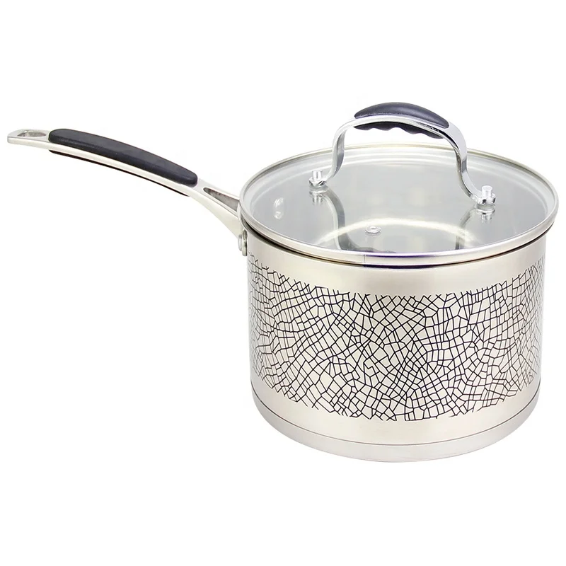 Free Shipping Nonstick Soup Stock Pot Die Cast Stainless Steel Pot Cookware Set with Nylon Handle