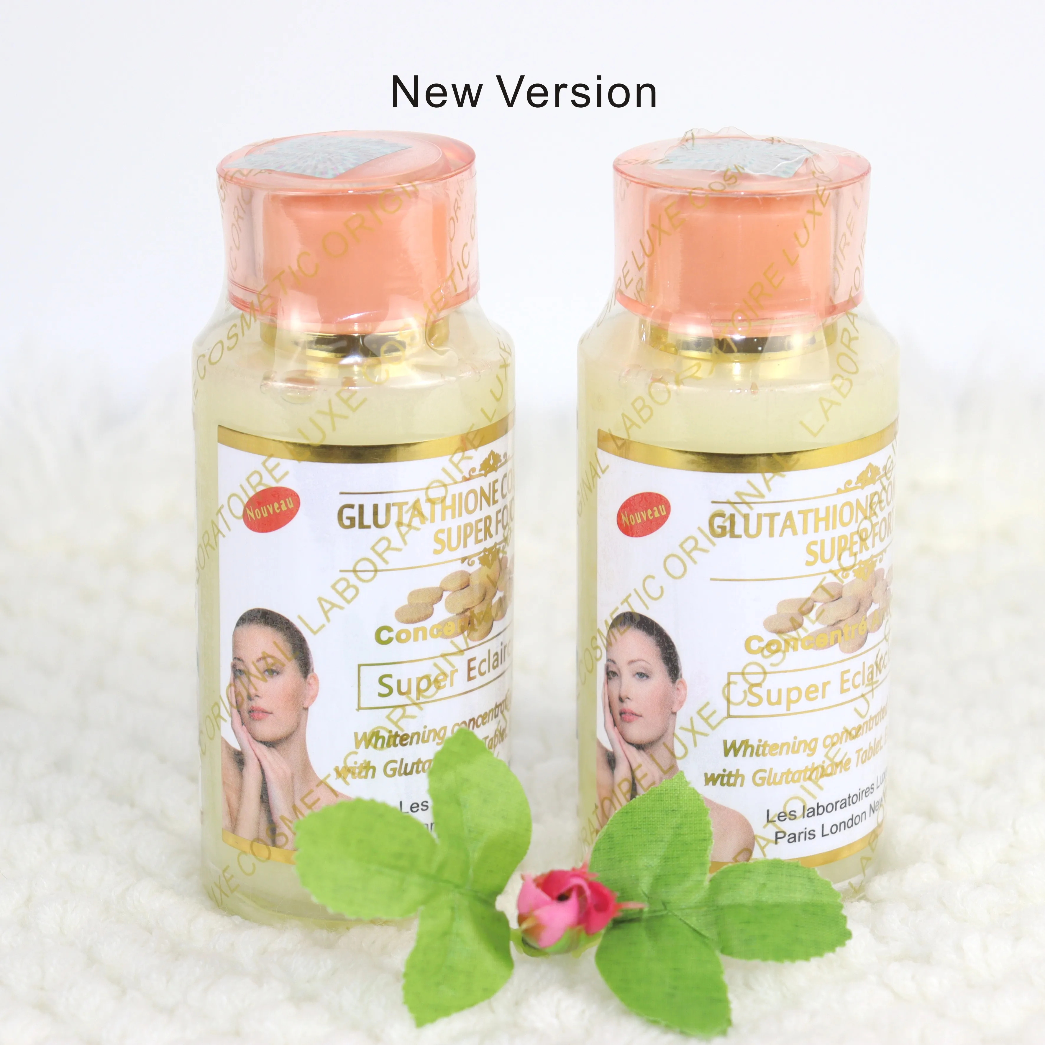 glutathion peau noire Sérums Éclaircissants Cutanés Avancés au Glutathion et à la Vitamine C pour  Atténuer les Taches Brunes, Réparer et Uniformiser la Peau Noire, et
