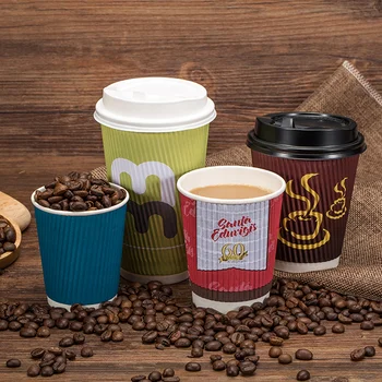 needed premium insulated ripple wall coffee tea hot drinks paper