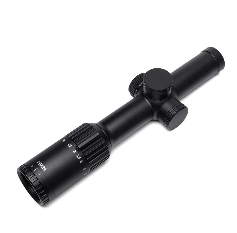 IP67 Waterproof Shockproof 1000G Tactical Hunting Scope with BDC-B1 Prism Reticule HD 1-6x24IR LPVO Made of Aluminum