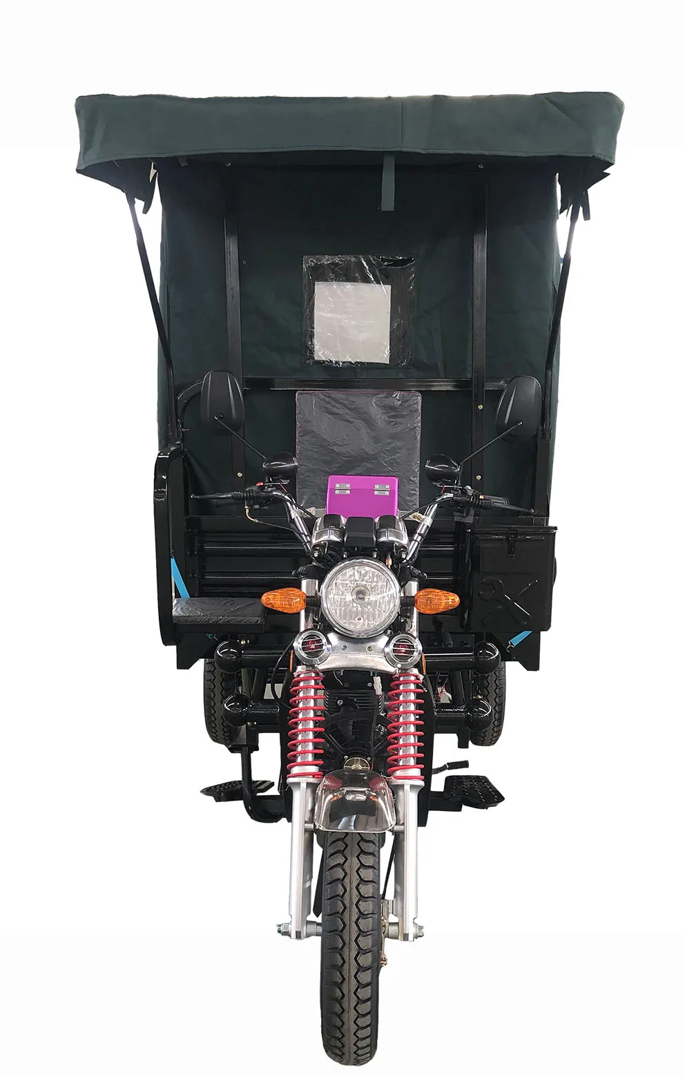 2019 Newest Enclosed Cabin Three Wheel Motorcycle with Covered Tents Motorcycle Tire 150cc Tricycle