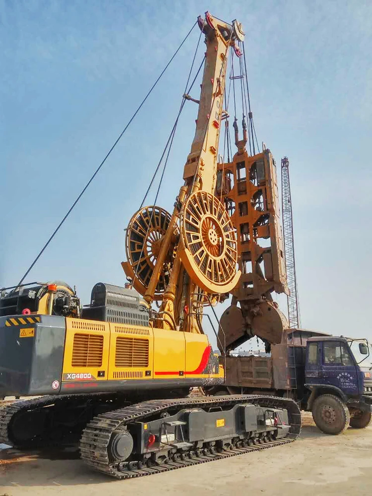120tons Underground Trench Cutter Machine Diaphragm Wall Hydraulic Grab XG600D
