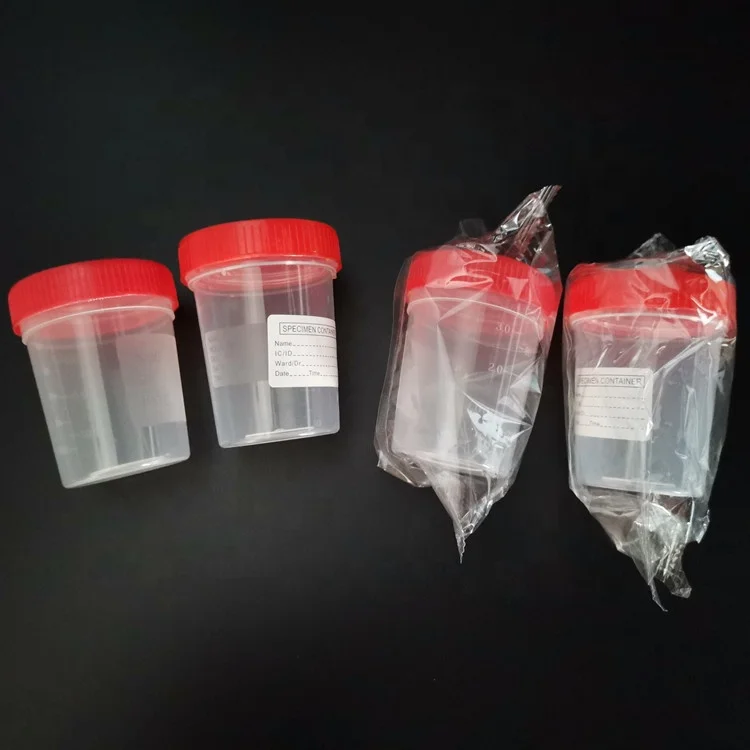 Laboratory Female Urine Container Sterile Lab 100ml 120ml Urine
