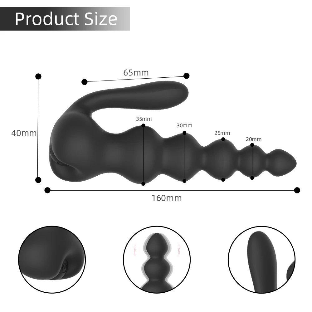Factory Direct Man Ass Masturbator Remote Control Vibrator for Men Anus Sex