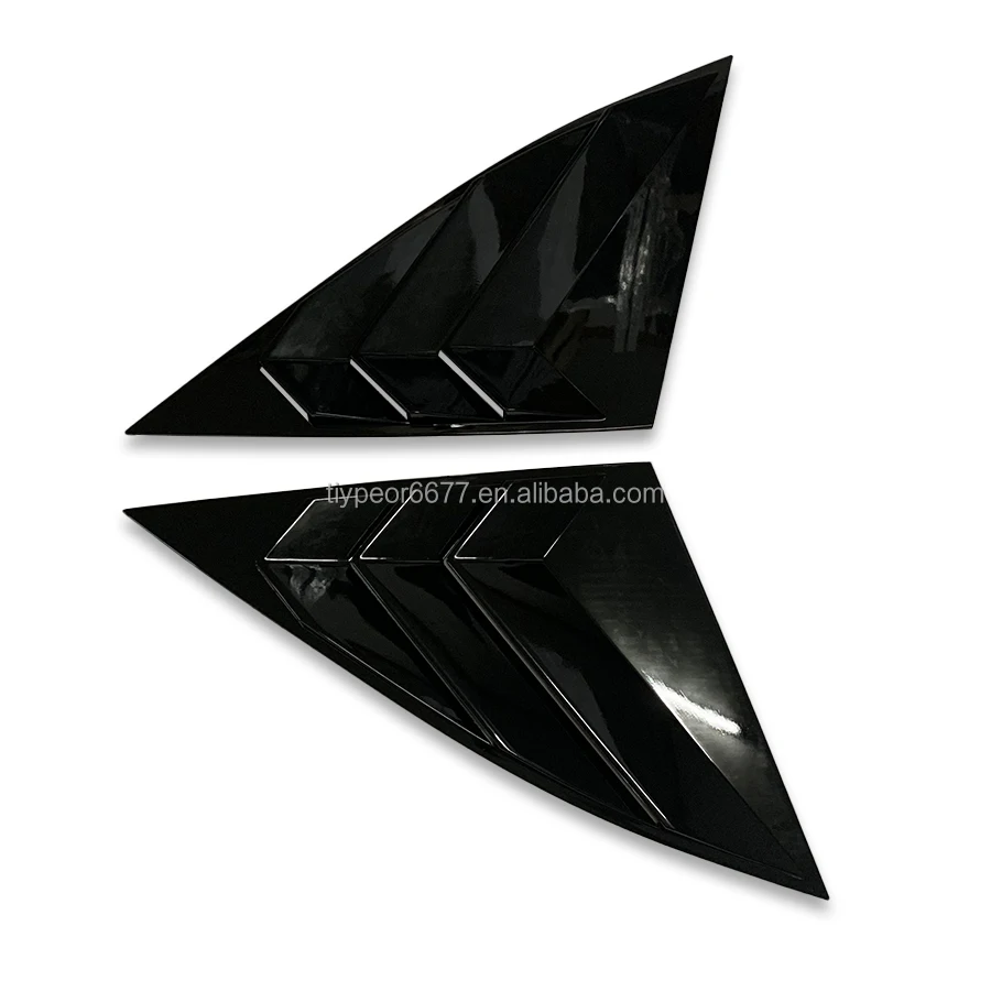 product tiypeor window louvers rear side vent cover for hyundai suv tucson 2021   2023 car accessory parts-5
