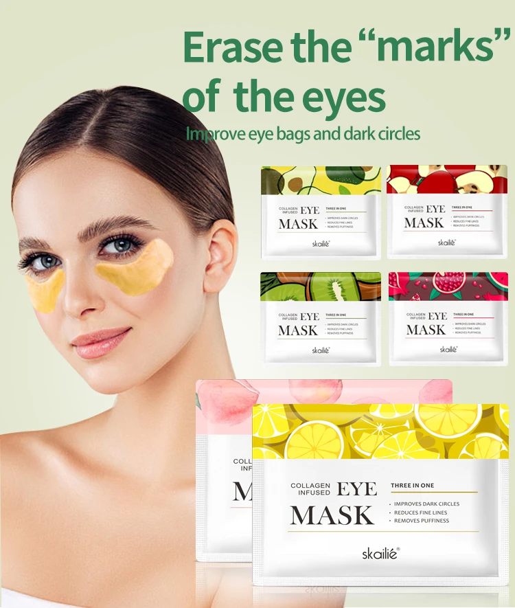 Wholesale Private Label Eye Patch Collagen Crystal Gel Eye Mask Gold