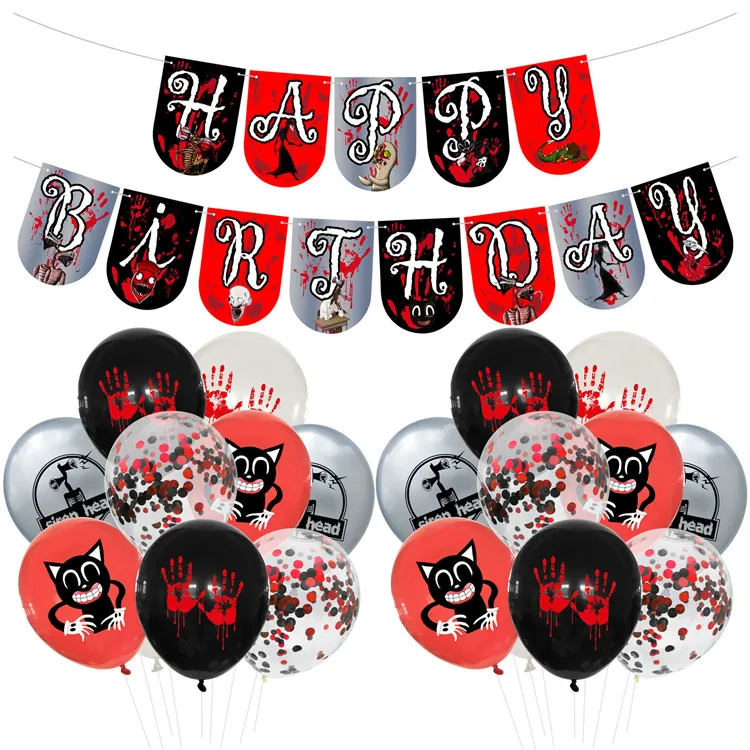 Set di palloncini per feste di compleanno, 9 anni, palloncini decorativi,  palloncini a forma di cartone animato, decorazione per bambini