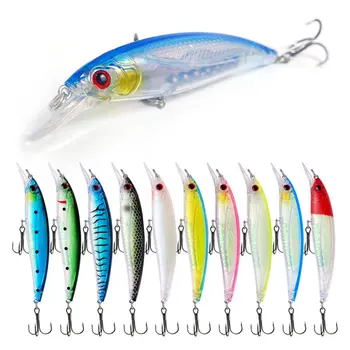 Wholesale Bionic Lure, 5g/13.4g Holographic Foil Minnow, ABS Hard Bait Floating Plastic Fake Bait for Fishing – Minnow – view 3