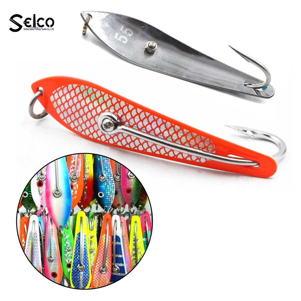 5.5 '' 316 Stainless Steel Fishing Lure Spinner Spoon Sea Trolling Big Drone Sea Fishing Spoon Lure 5.5 '' 316 Stainless Steel Fishing Lure Spinner Spoon Sea Trolling Big Drone Sea Fishing Spoon Lure