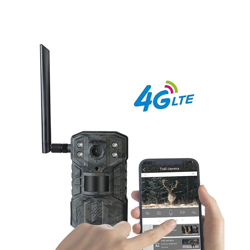 4G Night Vision Infrared Time Lapse Digital Game Hunting Trail Camera 14MP  Video Wildlife Camera Trap Infrared Camera