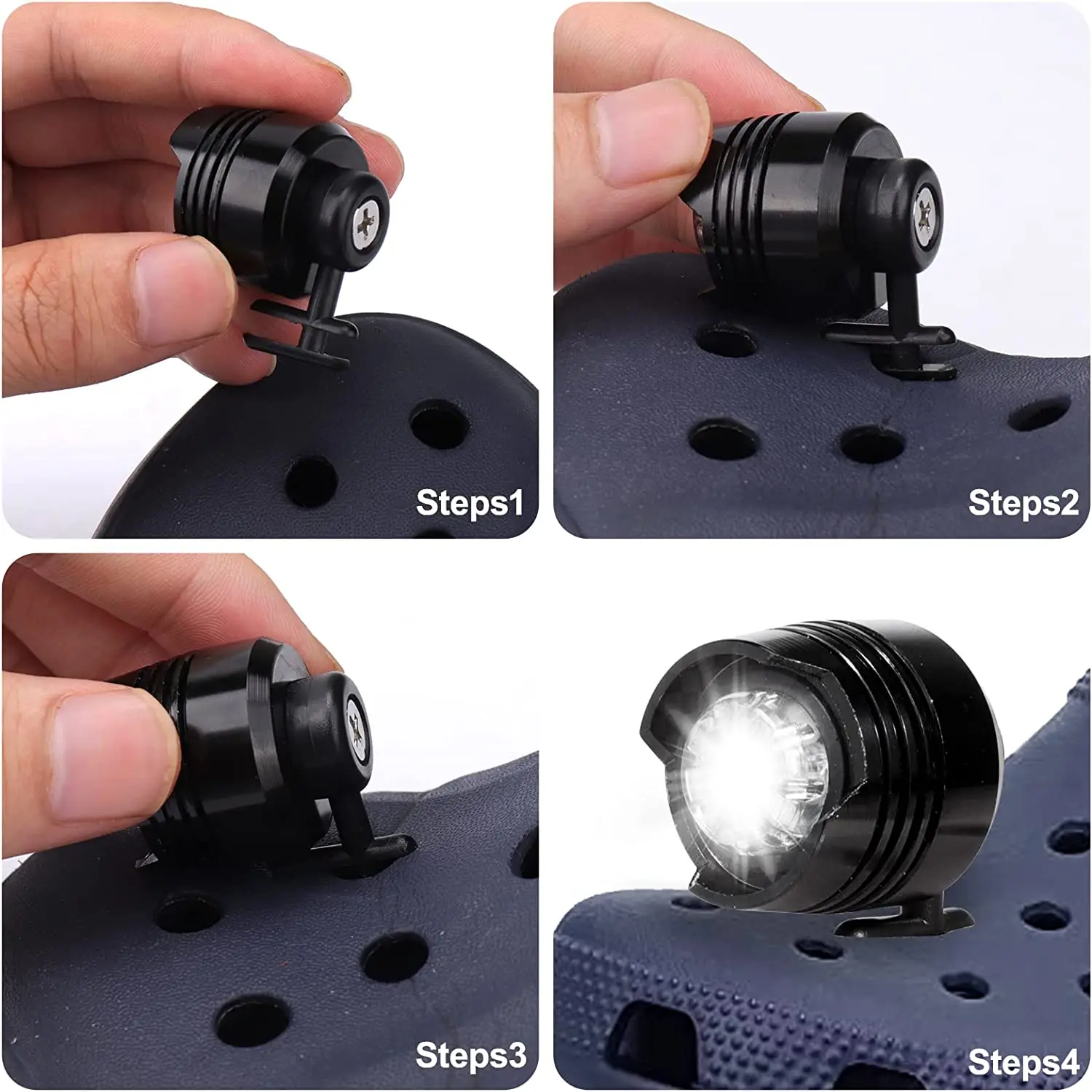 Children s Alligator Head Headlamp Led Flash Shoe Light Hole Shoe Light Alligator Headlight For 