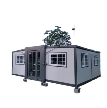Modern Double-Winged Expandable Container House for Hotels Foldable Steel Container with 1 Year Warranty
