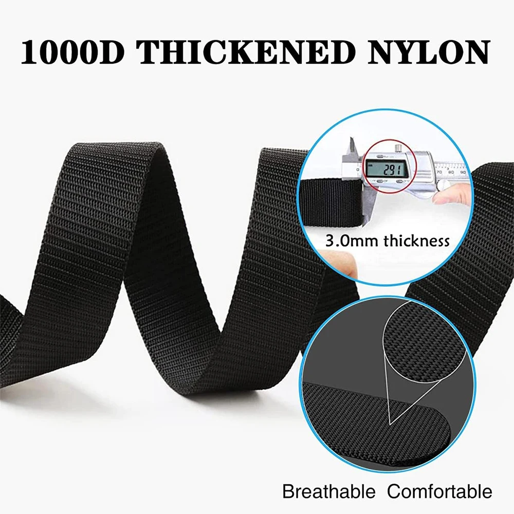 Waterproof Multifunctional Fashionable Adjustable Training Tactical Belt Durable Men Nylon Work Heavy Duty Belt