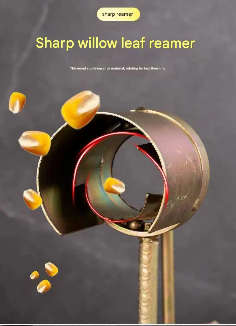 Hot Sale Small Household Corn Thresher Machine Manual Hand Corn Baler Husker Maize Sheller Husk Peeling Machine