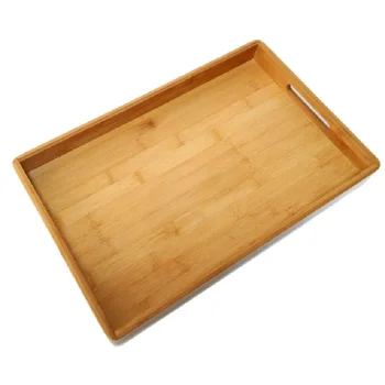 Wholesale Home basics high quality bamboo serving food tray for restaurant and hotel