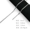 1 meter 4mm stainless steel NK chain