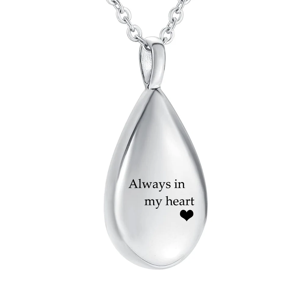 Cremation Jewelry,Ash Keepsake,Necklace 