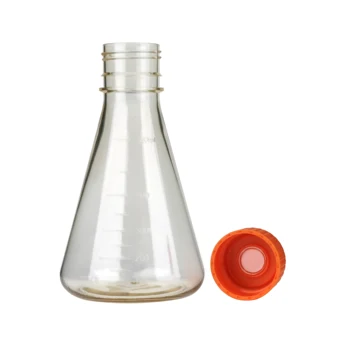 Safety Lab Graduated Conical Triangle Plastic PETG 500ml Cell Culture Shake Bottle Erlenmeyer Flask