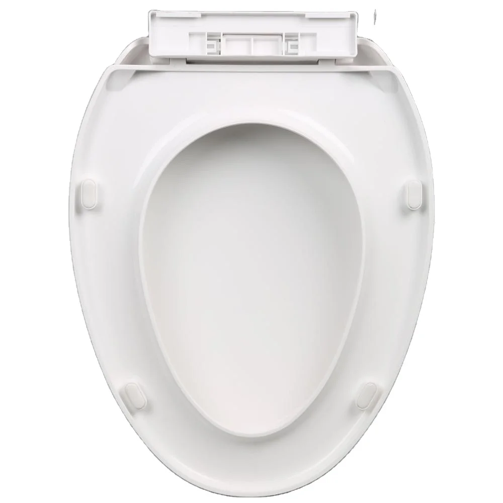 Cachet Quiet-Close Elongated Closed Front Plastic Toilet Seat 19 inch V shape