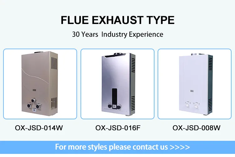 2023 Hot Sell Portable Gas Water Heaters Instant Gas Water Heaters