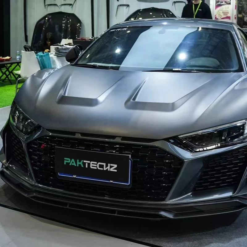 Lábio Frontal Pequeno Surround Difusor Frontal Body Kit para Audi R8 foto 6