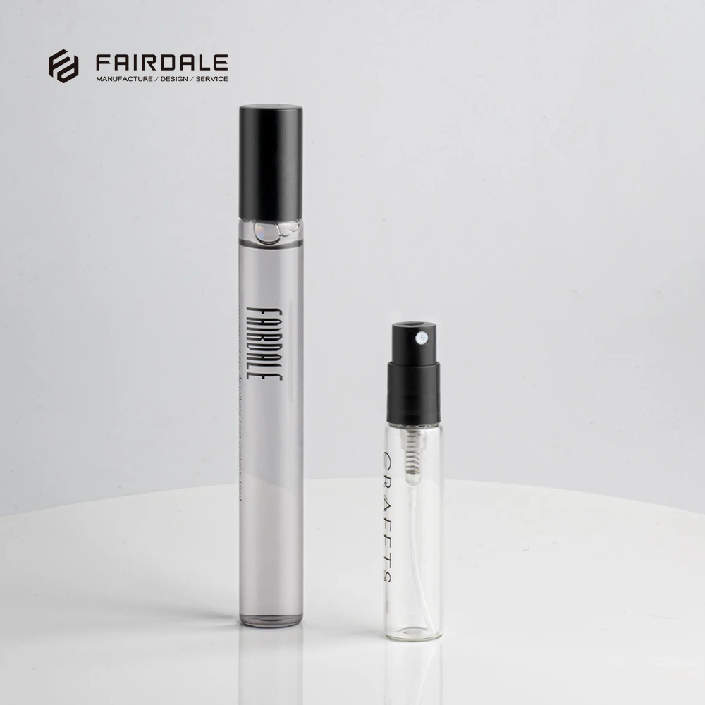 卸売ミニテスター2ml 3ml 5ml圧着キャップ空ガラススプレー