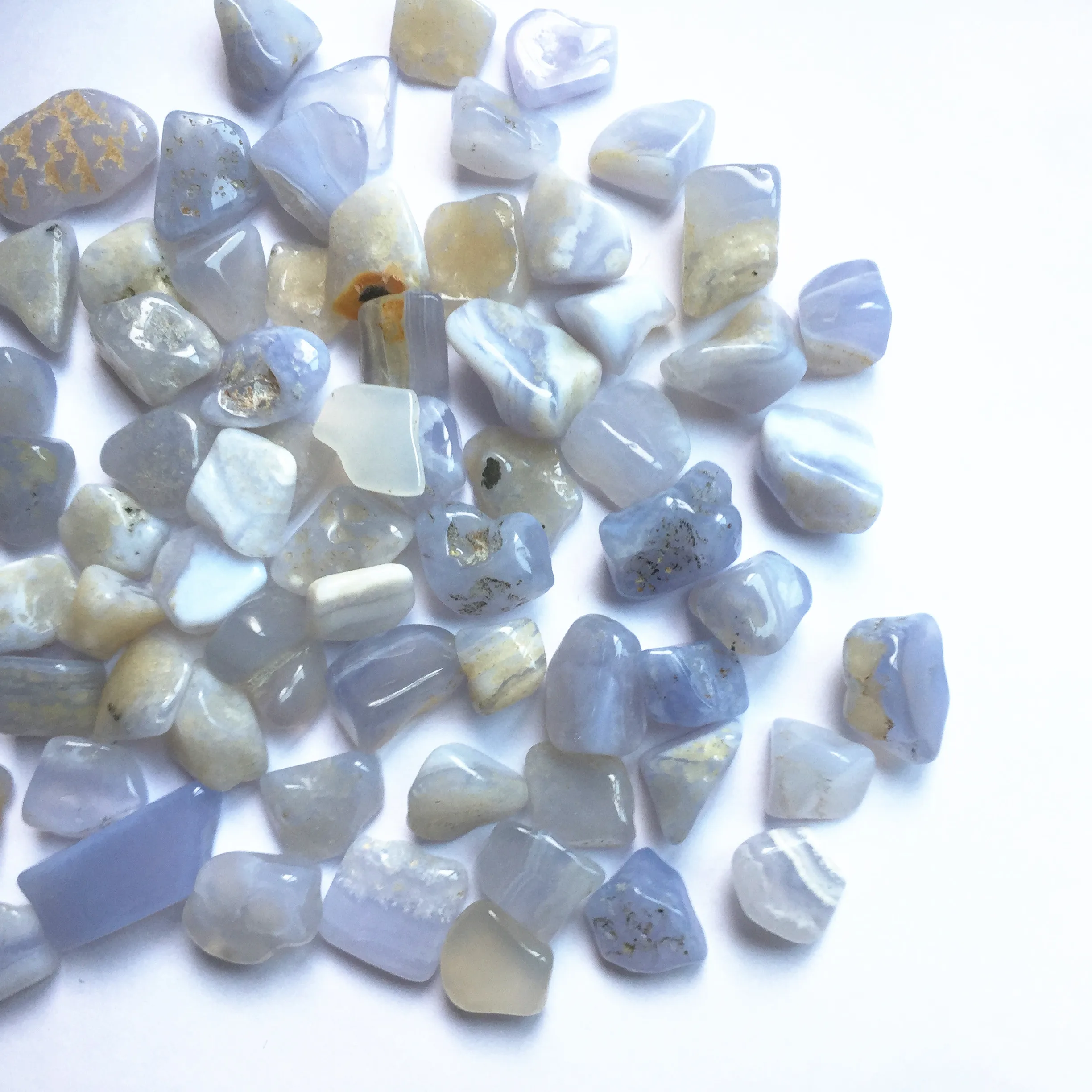 Blue lace agate deals chips