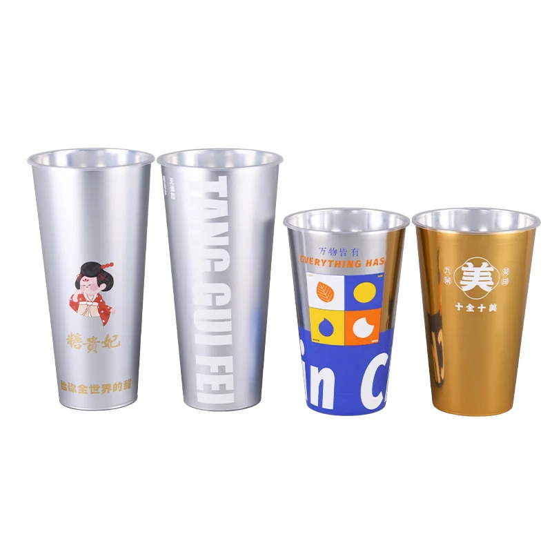 Full Printing Custom Plastic Cups Reusable Boba Cup for Tea Smoothie  High Grade supplier