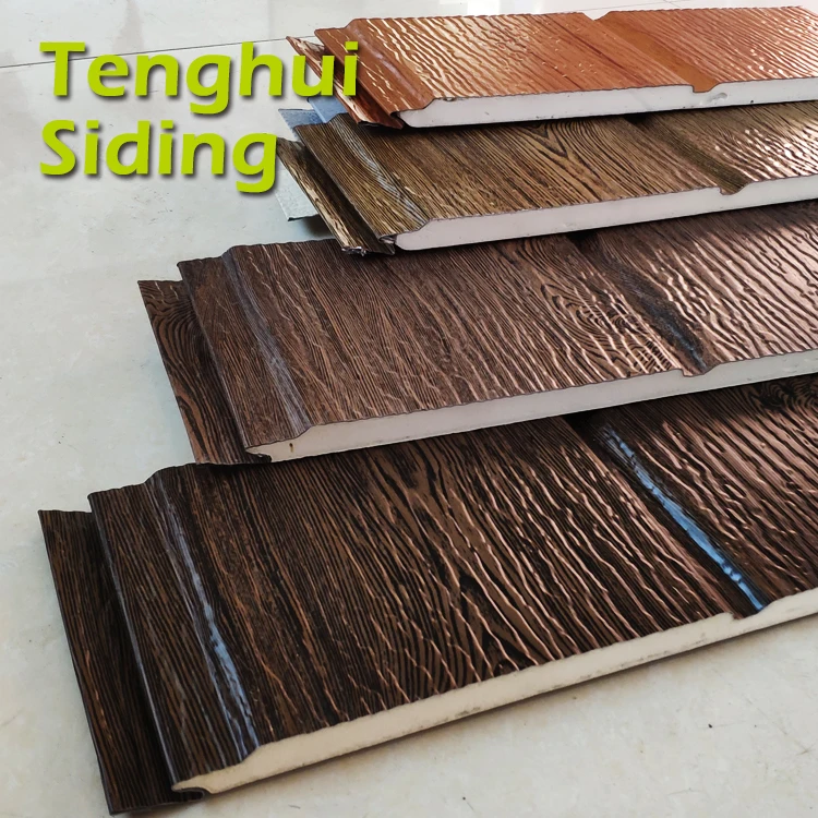 Decorative Polyurethane Sandwich Insulation Panel for Exterior Wall