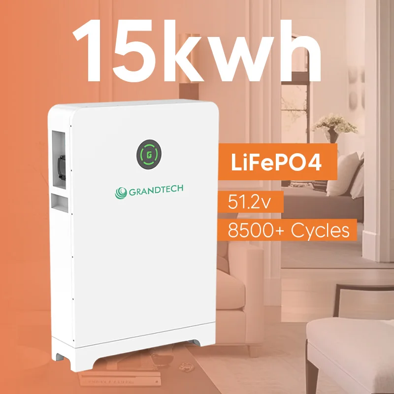 Touch Screen LCD 15kwh Wall Mounted Lithium Ion Battery 51.2V 280AH LiFePO4 Battery Home Energy Storage System
