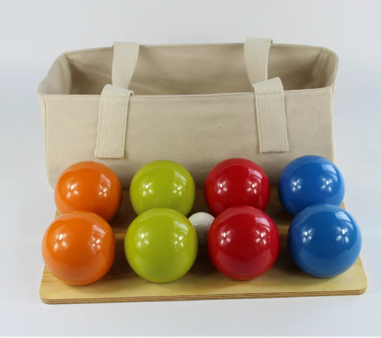 Bocce Ball Set. Red/green Official Tournament Size & Weight Buy Bocce