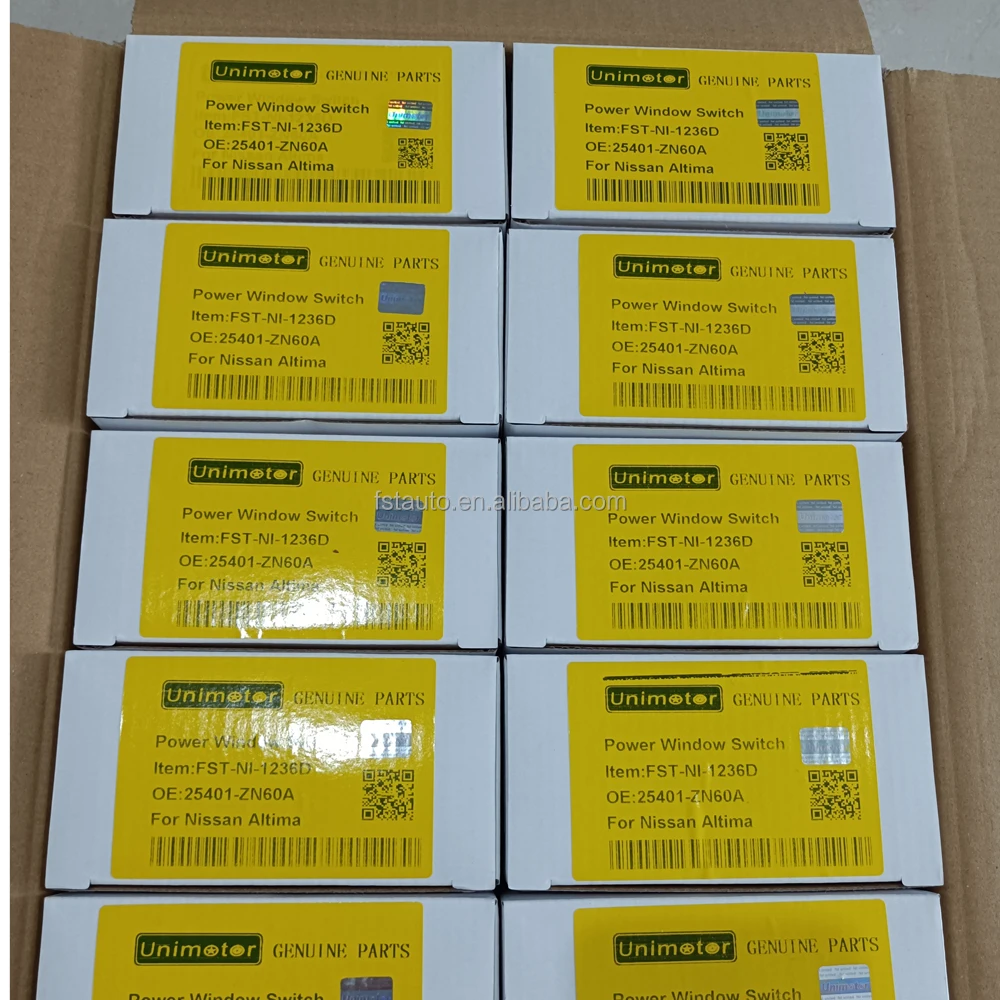 USA Warehouse Auto Control Switch Lifter Power Window Switch 25401-zn60a 25401zn60a for Nissan Altima 2008-2013 25401zn60a