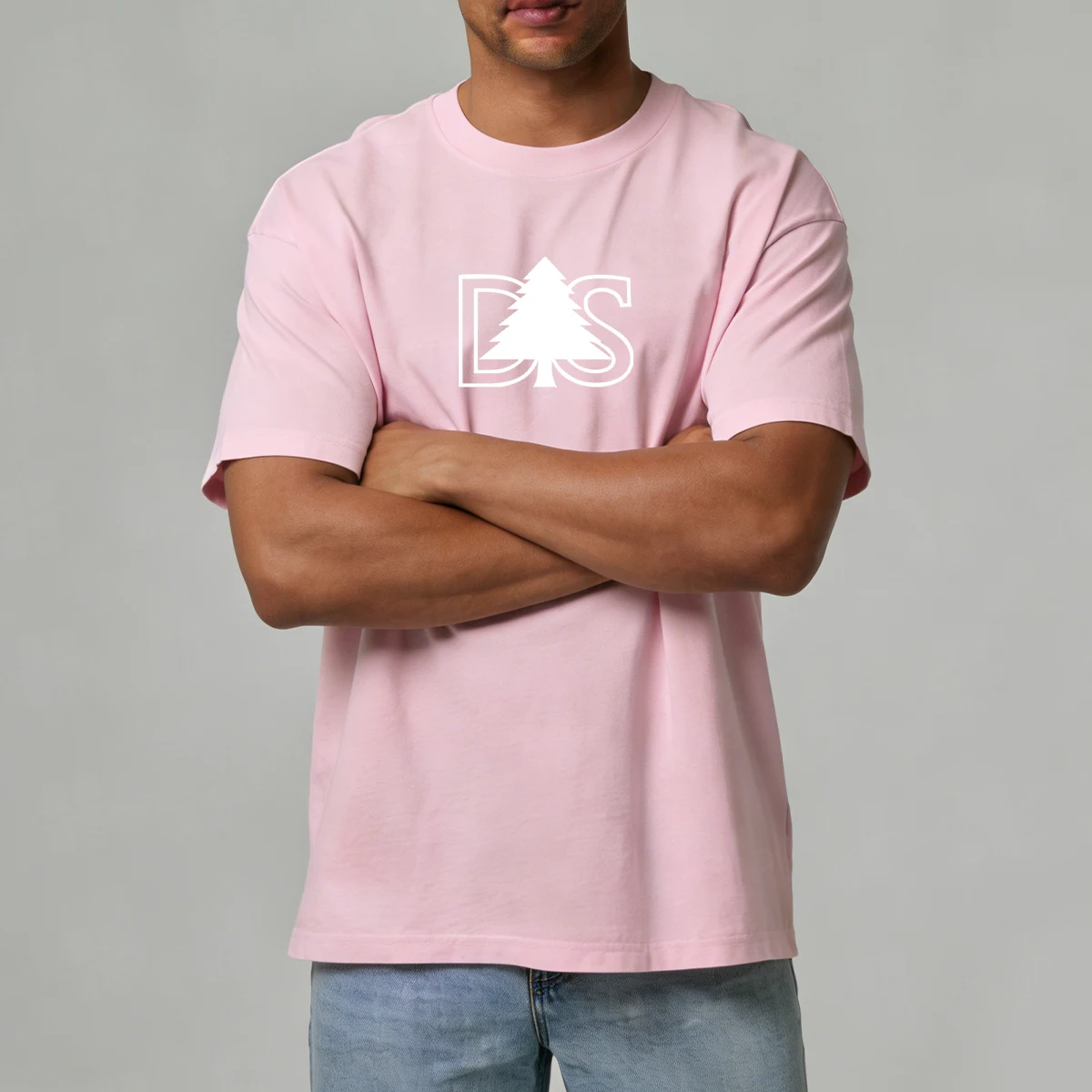 Wholesale Blank Mens Oversized T Shirt 100% Cotton Heavyweight Streetwear Thick Cotton Streetwear Tee