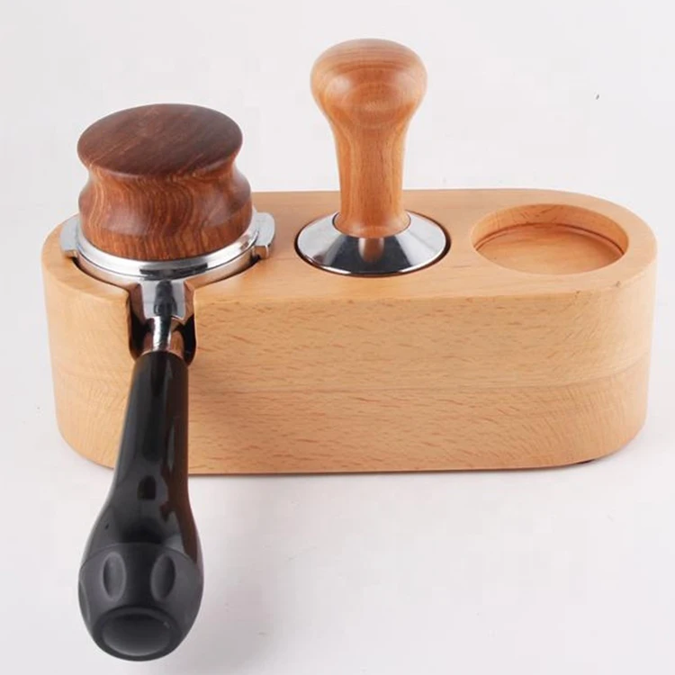 Mojae Coffee Accessories Coffee Needle Tamper Holder Brown Wooden Set  Coffee & Tea Tools Barista Tamper Holder - Buy Tamper Holder,Coffee Tamper